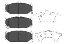FRONT BRAKE PAD SET DISC BRAKE