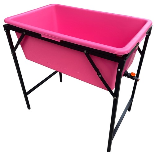 Pet dog bath foldable - foldable, metal