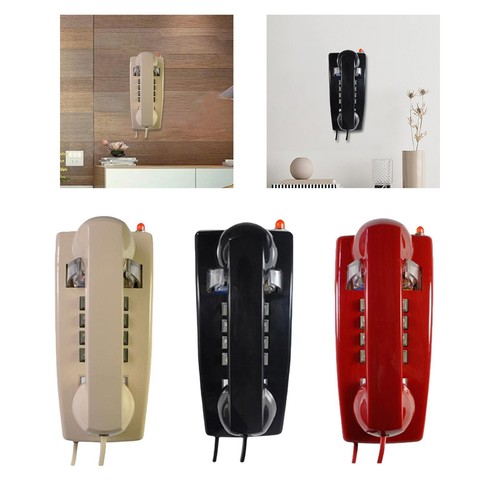 Wall telephone corded - telephone,