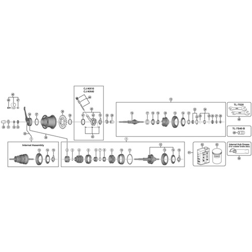 Shimano spares cycle bicycle - spares,