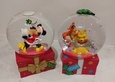2 Disney Snow Globes Winnie