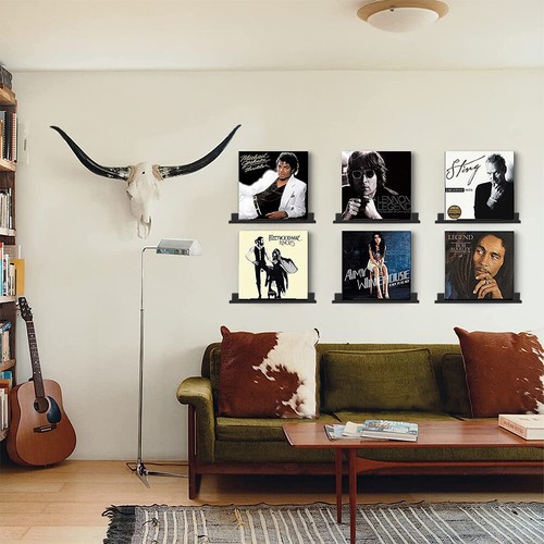 Vinyl record display shelf - x,