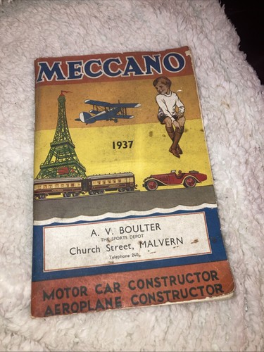 Meccano catalogue 1937 motor - catalogue,