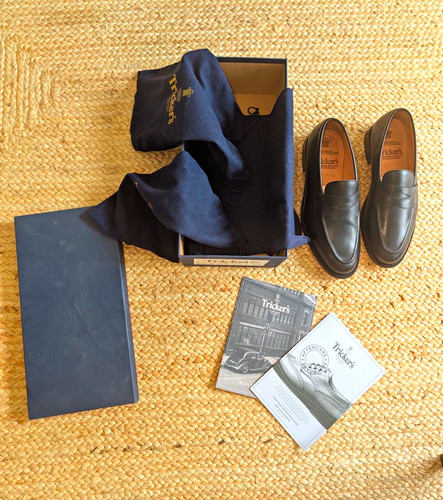 Tricker men leather black - tricker's,