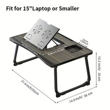 Foldable Laptop Desk with Cup