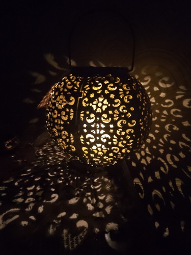 Moroccan solar lantern led - moroccan,