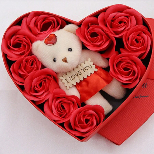 Romantic gift for - her., red