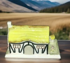 Coalport Bone China The Elizabethan Cottage  Figurine 5x3” Vintage Statue