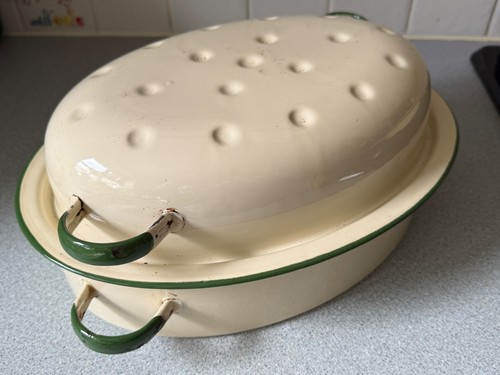 Vintage 1950 enamel self - 1950's,