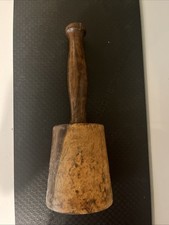 Beautiful 10 1/4" Lignum Vitae Wood Carving Sculpting Mallet Tool Great Color!!