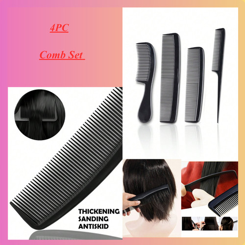 4pcs comb set assorted hair - ,