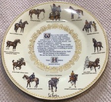 The Horse  And Equestrian Aynsley Plate