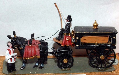 Victoria horse drawn hearse - horse,