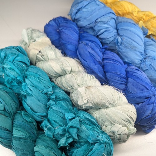 Recycled sari silk - , chiffon