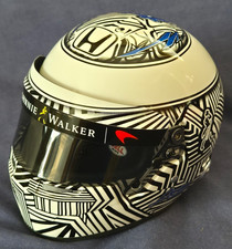 Fernando Alonso 2017 McLaren Test Barcelona F1 Race 1/2 half scale F1 helmet