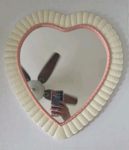 Homco heart shaped wall - wall, mirror