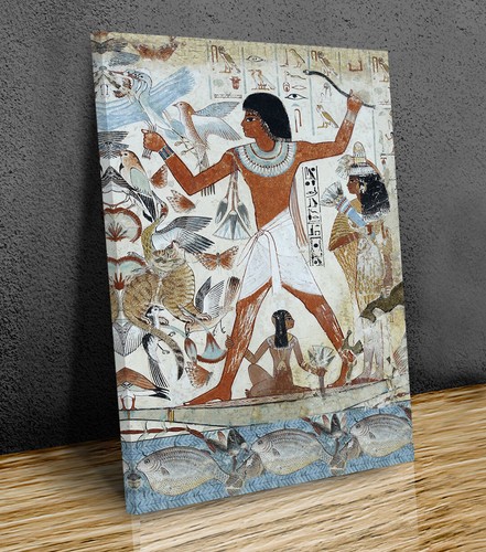 Nebamun hunting the marshes - nebamun, in