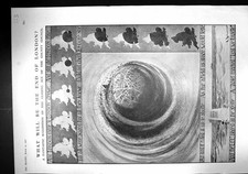 Old 1910 London County Council Casino Wheel Roulette Table Croupiers 20th