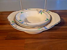Woods Ivory Ware Serving Bowl Set - 1 x Large Bowl & 4 x Small Bowls in VGC