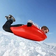 Large Toboggan Sleigh Sled