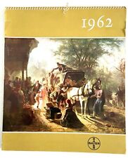 Art Calendar 1962 Farbenwerke Bayer Ag, Lovis Corinth, Max Slevogt, Art Print