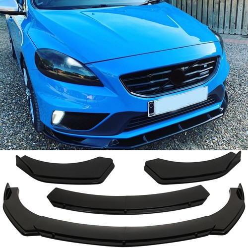 Gloss black fiber look front - look,