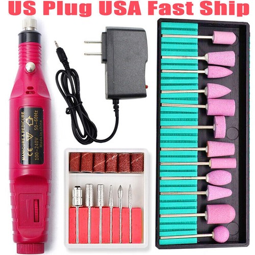 Electric nail drill - nail, file