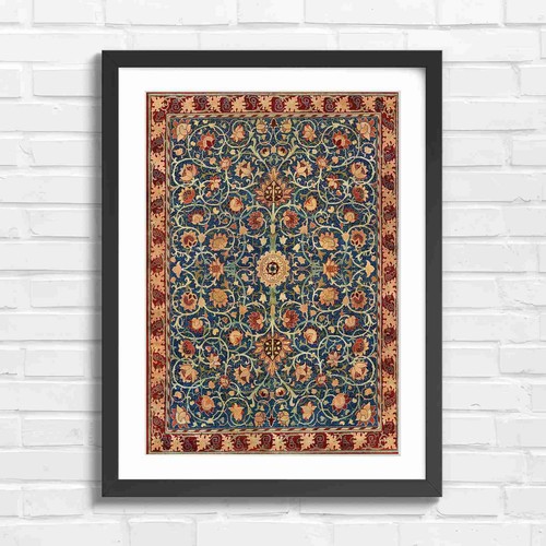 Persian style floral medallion - persian,