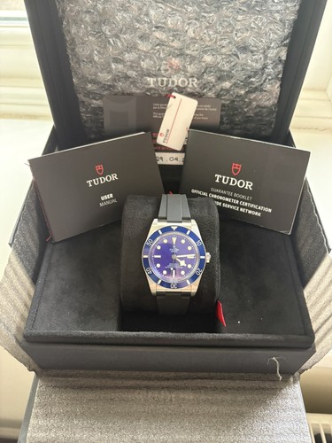 Tudor black bay - tudor, blue