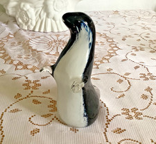 Vintage Wedgwood Glass Otter Stylised Figurine Collectable