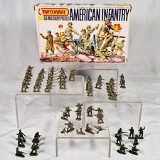 Matchbox P-5002 American Infantry 50 Pieces 1/76 Scale 1983 Edition Complete