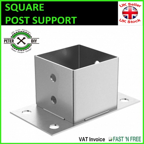 Post support holder - post, galvanised
