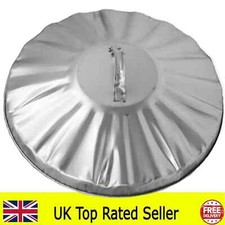 Galvanised Metal Dustbin Bin Lid Heavy Duty Replacement Lid 18" UK Manufacturer