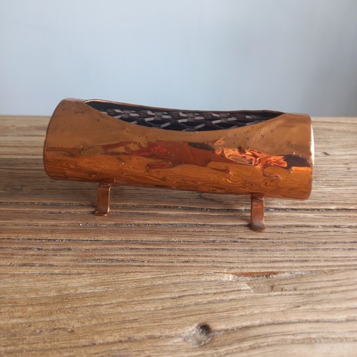 Vintage copper log shaped - vintage,