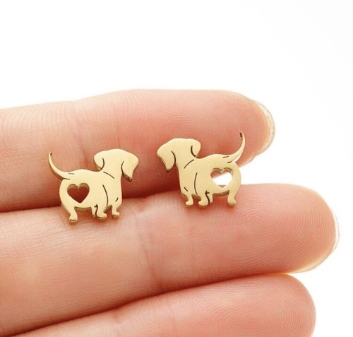 Dachshund dog earrings - dachshund,