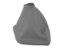 PER RENAULT KANGOO 2 II 2008-2018 CUFFIA DEL CAMBIO PELLE GRIGIA