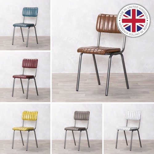 Faux leather dining chair - faux, 7