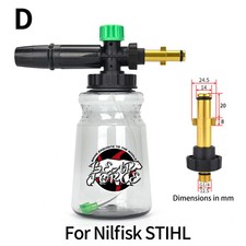 Snow Foam Lance Cannon Gun For Karcher Car Pressure Washer Washing Bottle UK