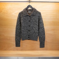 Margaret Howell Salt & Pepper Wool Cardigan / Size Small - II / Made in Japan