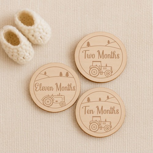 Baby milestone disc set - milestone, |