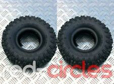 2x KNOBBLY MINI QUAD BIKE TYRES - SIZE 4.10-4 FOR 47cc & 49cc ATV