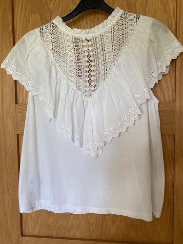 White cotton blouse - cotton,