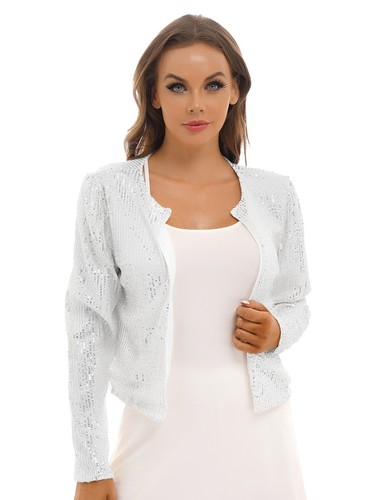 Womens sequin jacket long - womens,