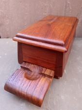 High Quality Vintage Wooden Single Cigarette Dispenser Box VGC