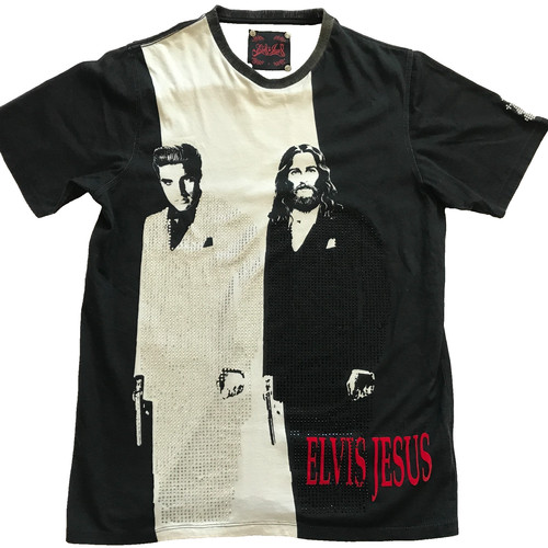 Elvis jesus shirt w - &, t-shirt