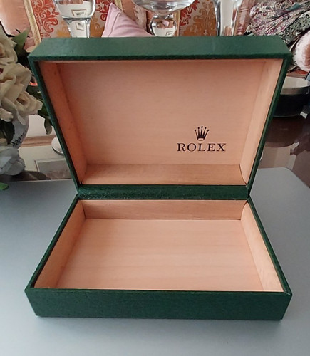 Rolex green beige single - rolex, green/beige