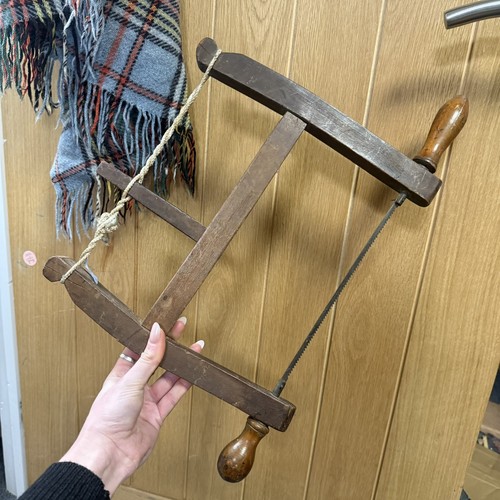 Old cross cut bow - bow, wooden