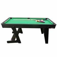 Viavito PT100X Sturdy Folding Pool Billiard Games Table with Accessories