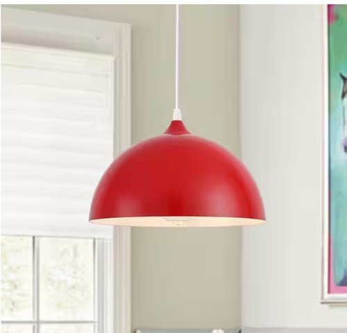 Adsensty light red pendant - red,