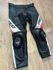 Dainese P Delta Evo C2 Leather Trousers 54 Pants Track Road Red White Black Suit
